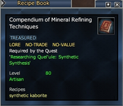 Compendium of Mineral Refining Techniques