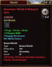 Fawnstare, Shield of Betrayed Eyes