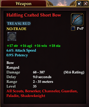 Halfling Crafted Short Bow