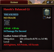 Hanshi's Balanced Gi