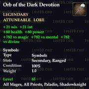Orb of Dark Devotion