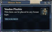 Voodoo plushie examine