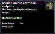 Azurite Entwined Sculpture