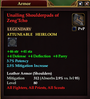Unailing Shoulderpads of Zeng'Tcho