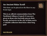 An Ancient Halas Scroll