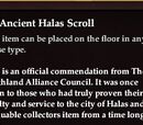 An Ancient Halas Scroll