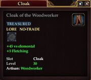 Cloak of the Woodworker