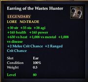 Earring of the Wastes Hunter