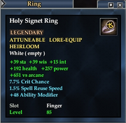 Holy Signet Ring