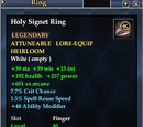 Holy Signet Ring