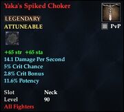 Yaka's Spiked Choker