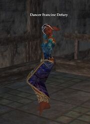 Dancer Francine Defury