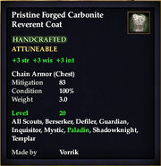 Carbonite Reverent Coat