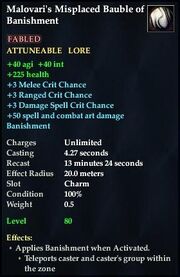 Malovari's Misplaced Bauble of Banishment