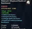 Malovari's Misplaced Bauble of Banishment