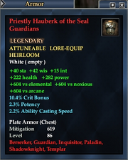 Priestly Hauberk of the Seal Guardians