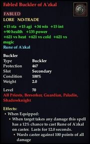 Fabled Buckler of A'zkal