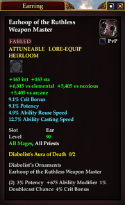Earhoop of the Ruthless Weapon Master