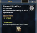 Shattered High Keep Heartstone