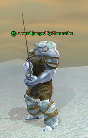A portal jumped Ry'Gorr raider