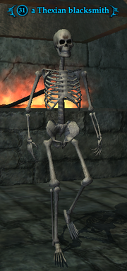 A Thexian blacksmith