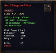 Acrid Sanguine Helm