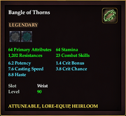 Bangle of Thorns