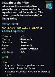 Draught of the Wise (LoN Card)