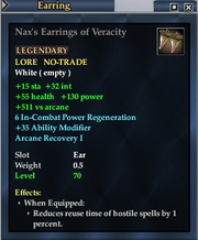 Nax's Earrings of Veracity