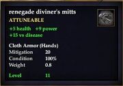 Renegade diviner's mitts