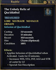 The Unholy Relic of Qua'ddathul
