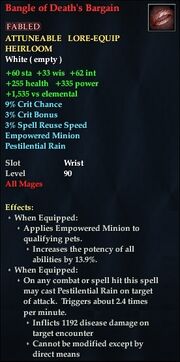 Bangle of Death's Bargain