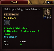 Nektropos Magician's Mantle
