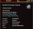 Scroll of Arcane Canvas