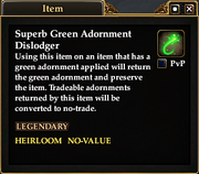 Superb Green Adornment Dislodger