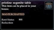 Xegonite Table