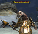 An assaulting ulthork