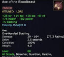 Axe of the Bloodbeast