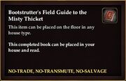 Bootstrutter's Field Guide to the Misty Thicket