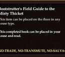 Bootstrutter's Field Guide to the Misty Thicket