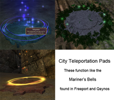 City Teleportation Pads All