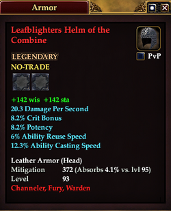 Leafblighters Helm of the Combine