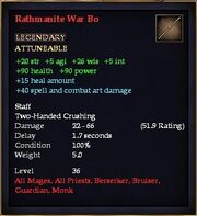 Rathmanite War Bo