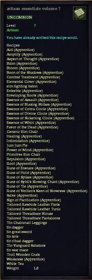 Artisan essentials volume 7