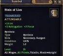 Stein of Lies