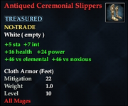Antiqued Ceremonial Slippers