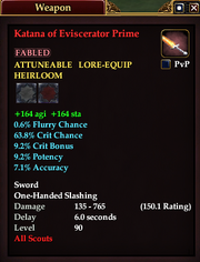 Katana of Eviscerator Prime