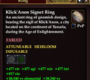 Klick'Anon Signet Ring