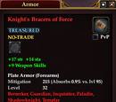 Knight's Bracers of Force