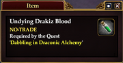 Undying Drakiz Blood